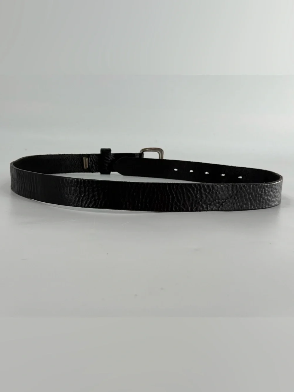Vintage Banana Republic Black Pebbled Leather Belt 34